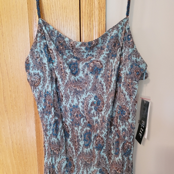 NWT Eva Blue (Macy's) Dress - Picture 2 of 10